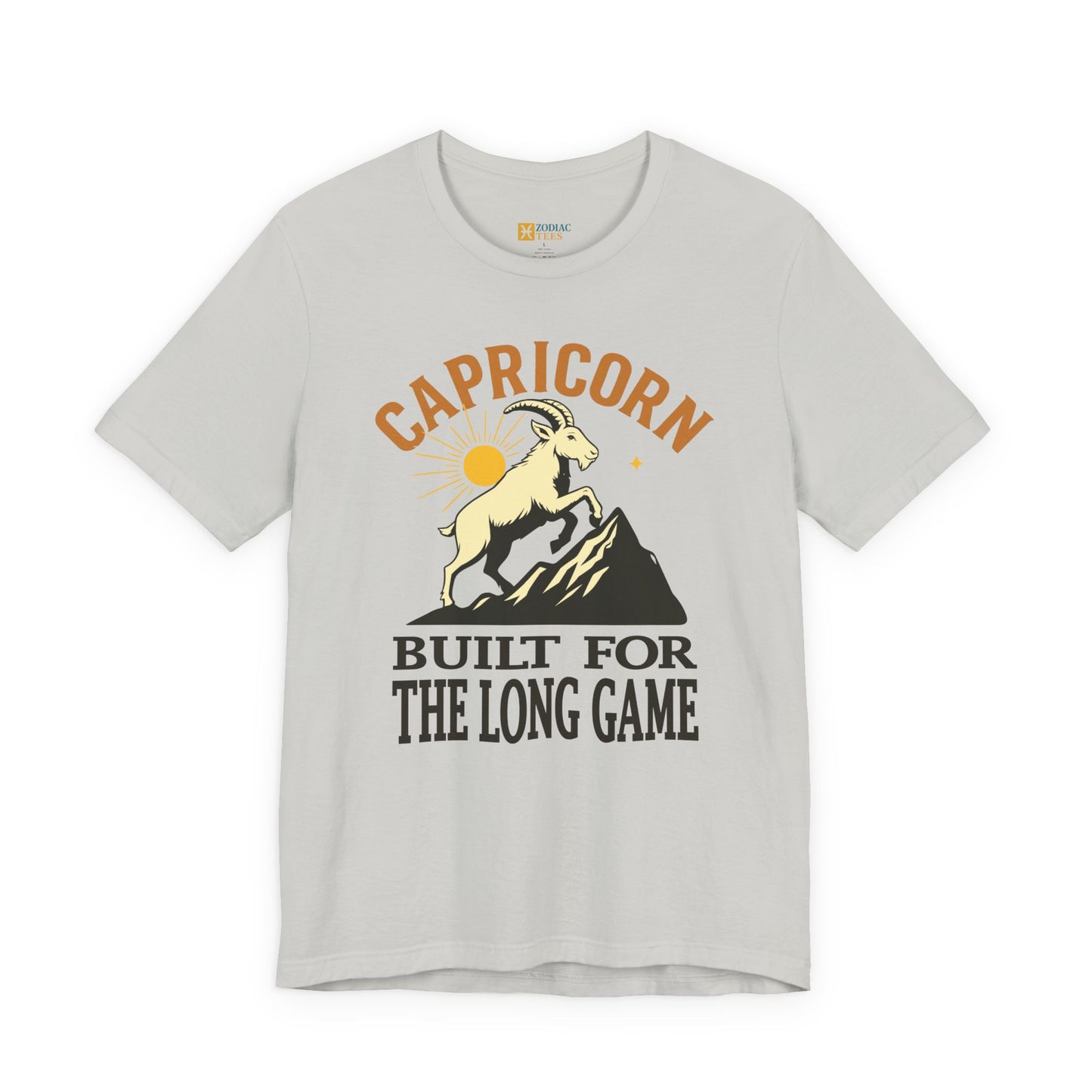 Capricorn Built for the Long Game T-Shirt – Long-Term Energy Tee