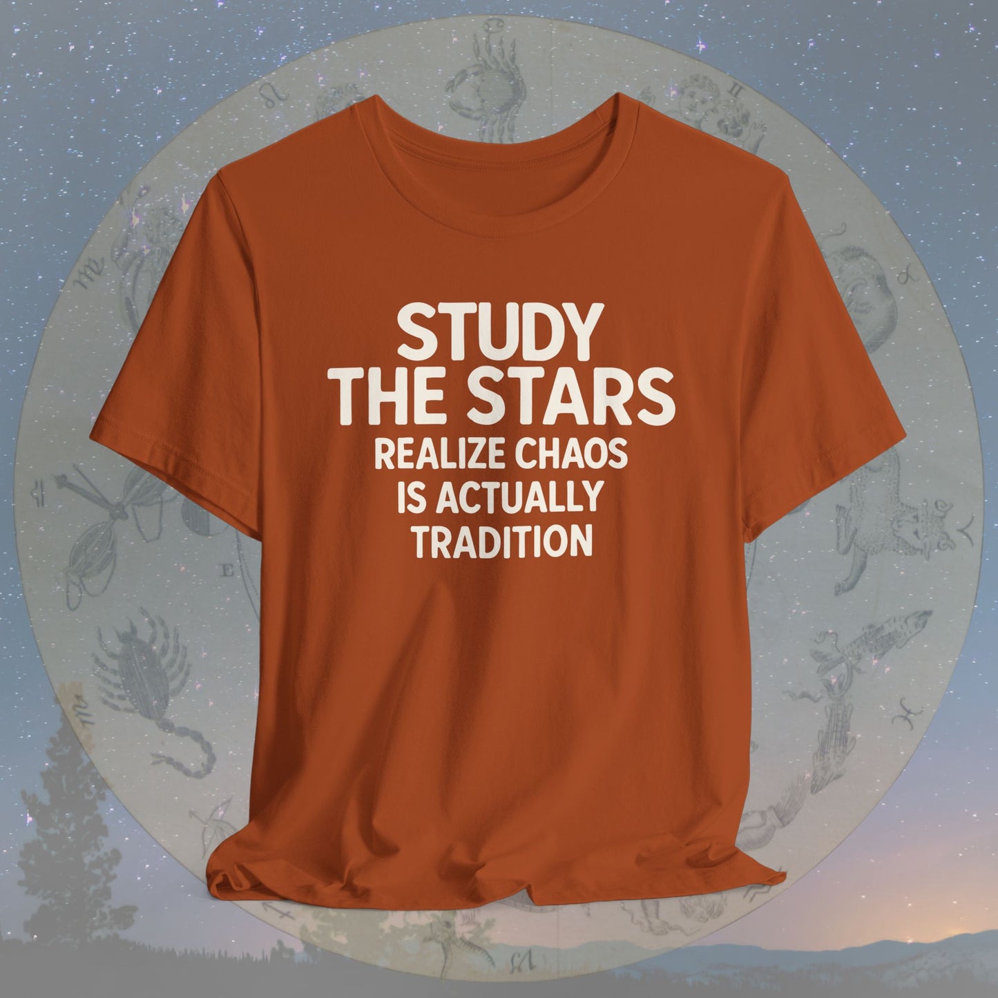 Study the Stars Chaos Tradition T-Shirt