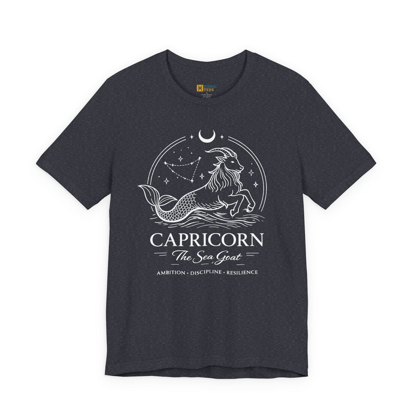 Capricorn Sea Goat T-Shirt – Elegant Astrology Zodiac Tee