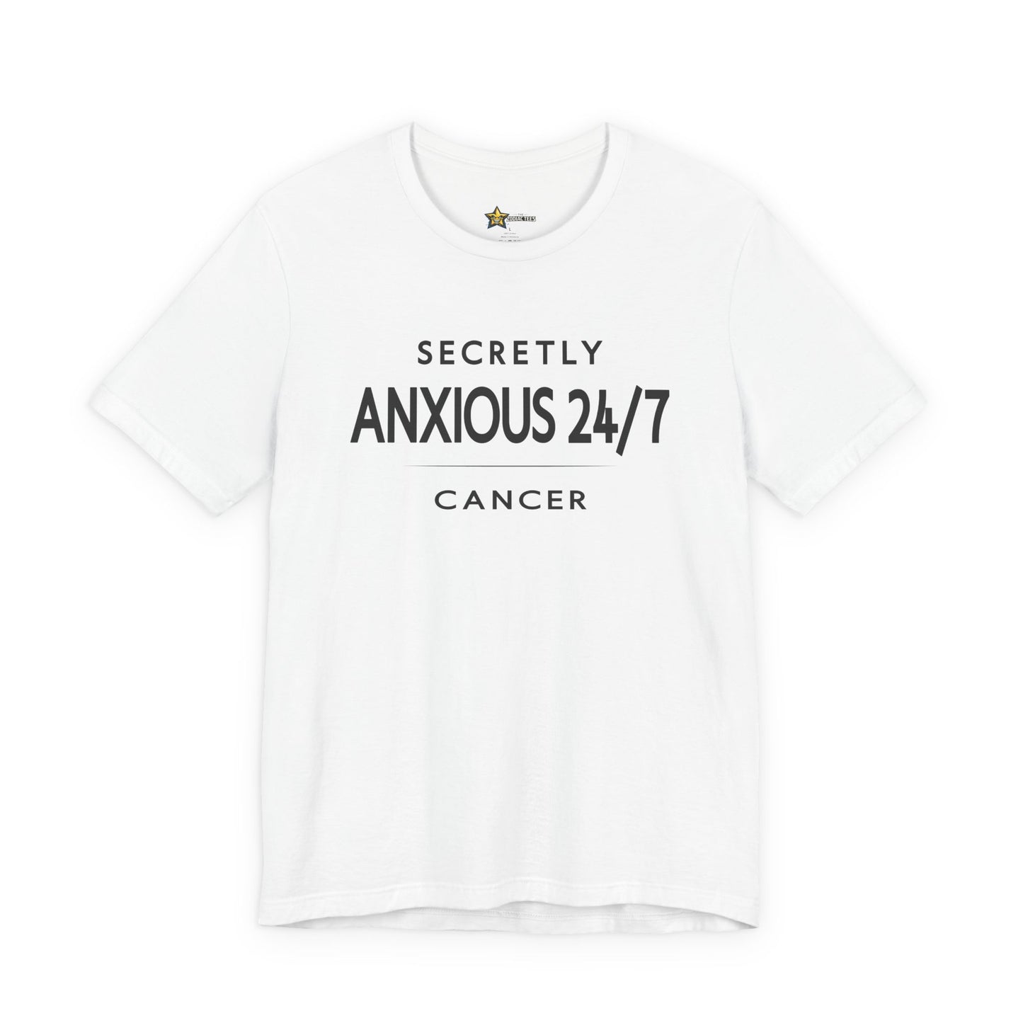 Cancer Clean Attitude T-Shirt – Secretly Anxious 24/7 Tee