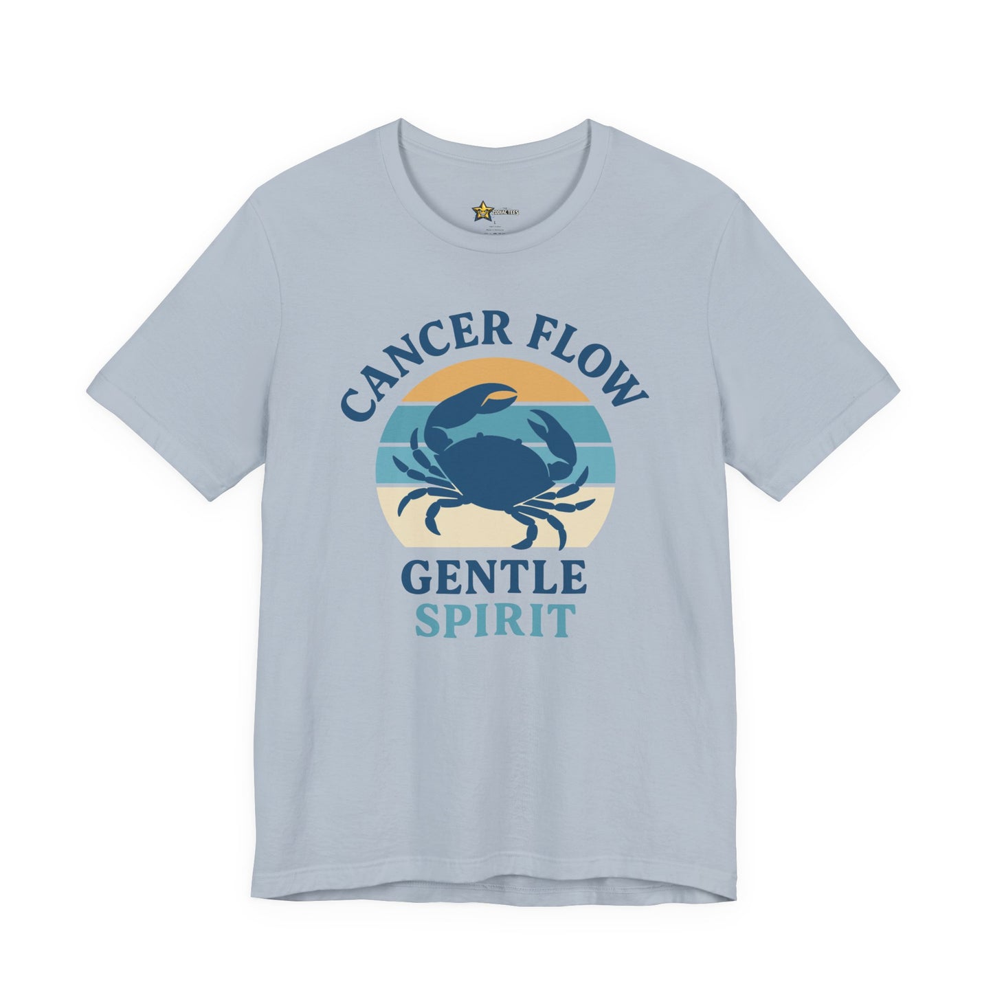 Cancer Retro Flow T-Shirt – Gentle Spirit Statement Tee