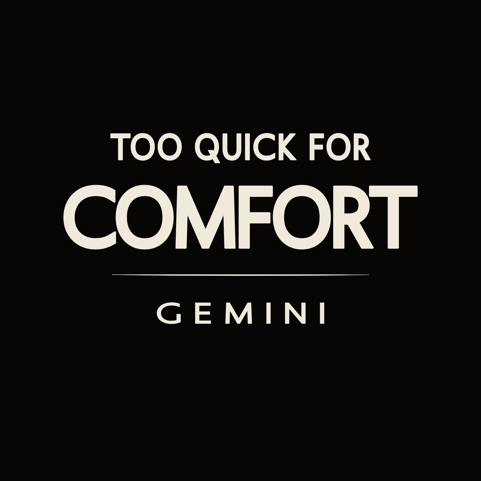 Gemini t-shirt design with minimalist typography quote and clean centered layout