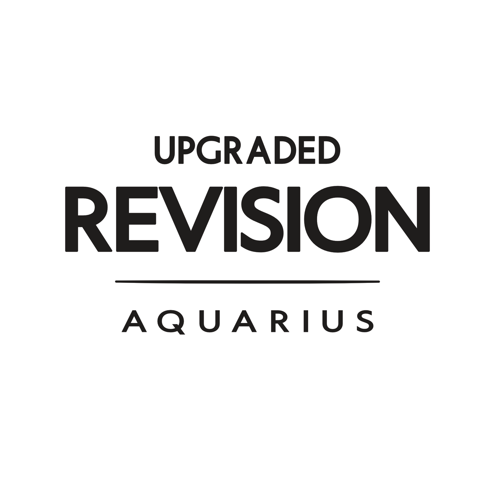 Aquarius T-shirt design featuring upgraded revision typography quote.